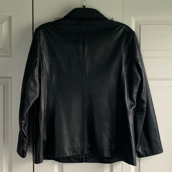 Preswick & Moore Leather Coat. EUC - Picture 2 of 11